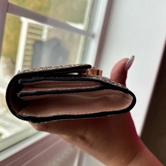 KATE SPADE PINK SPARKLE CLUTCH - Picture 5 of 16